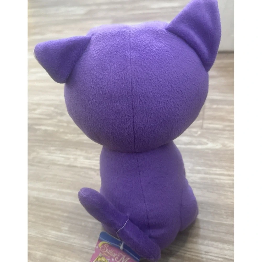 New With Tags Sailor‎ Moon Luna Purple 12" Cat Plush - Picture 2 of 7